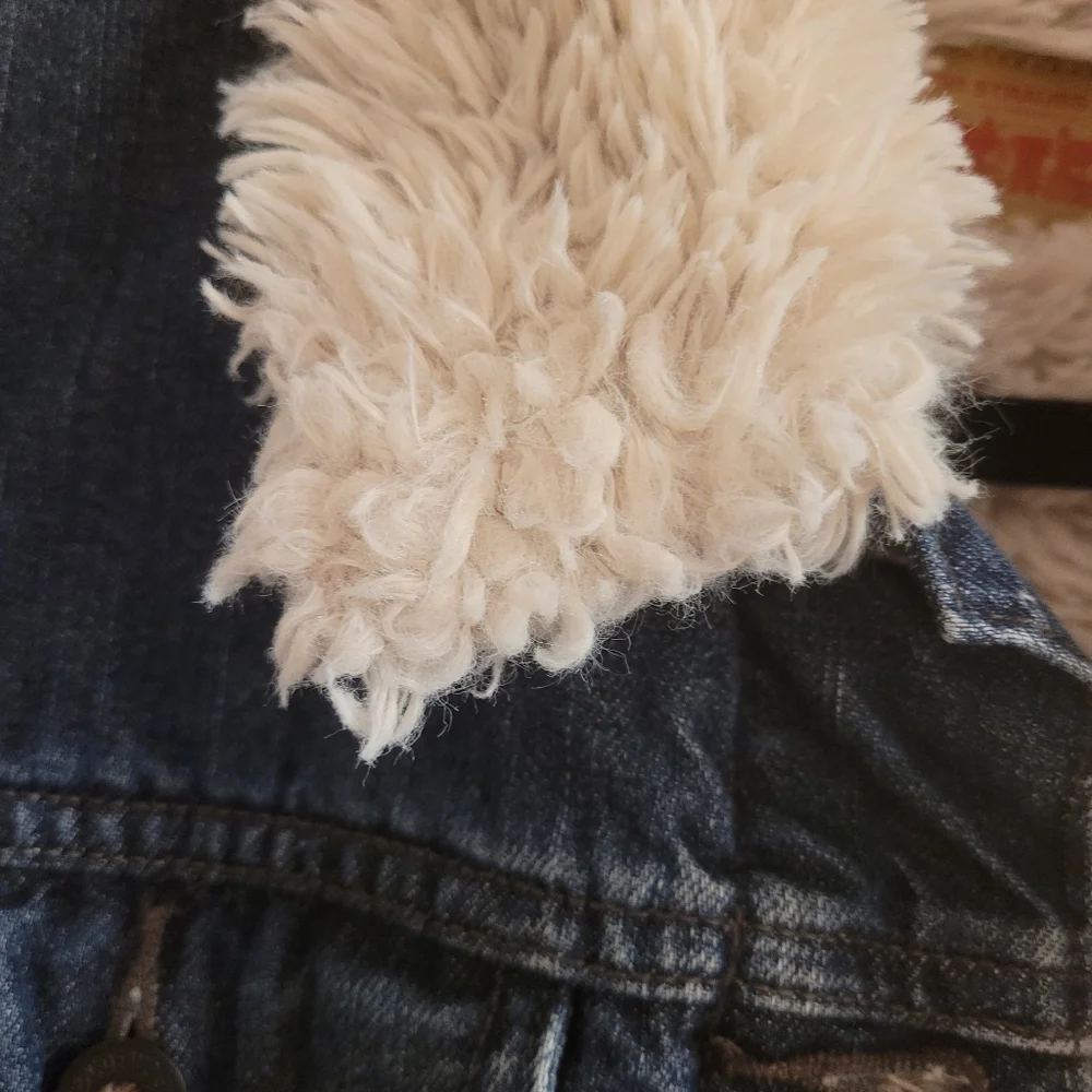 Levi's - Shaggy Sherpa Trucker Jean Jacket - Picture 6 of 16